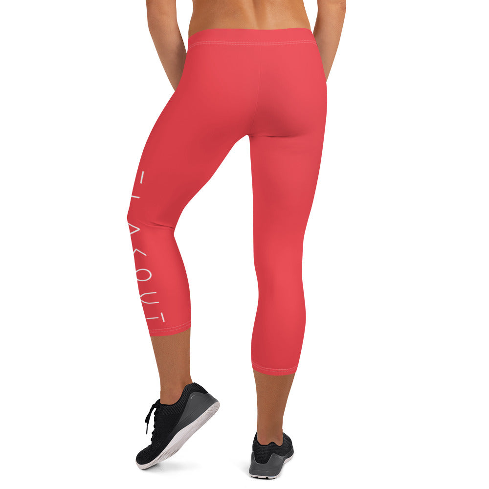 Scarlet Bomb Women's Capri Leggings - FLAKOUT