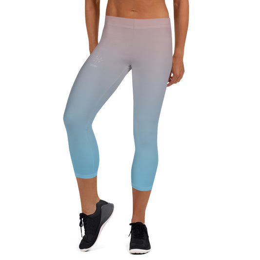 Rose Water FLAKOUT Sport Women's Capri Leggings - FLAKOUT