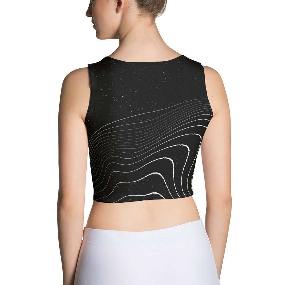 Noir Stripes Crop Top - FLAKOUT