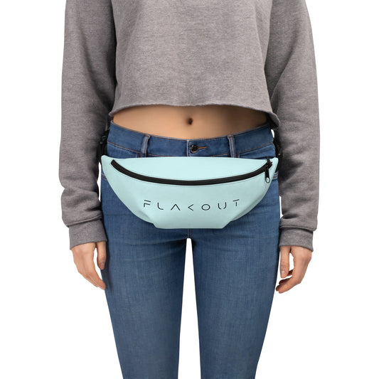 Unisex Water-resistant Fanny Pack - Light Blue - FLAKOUT