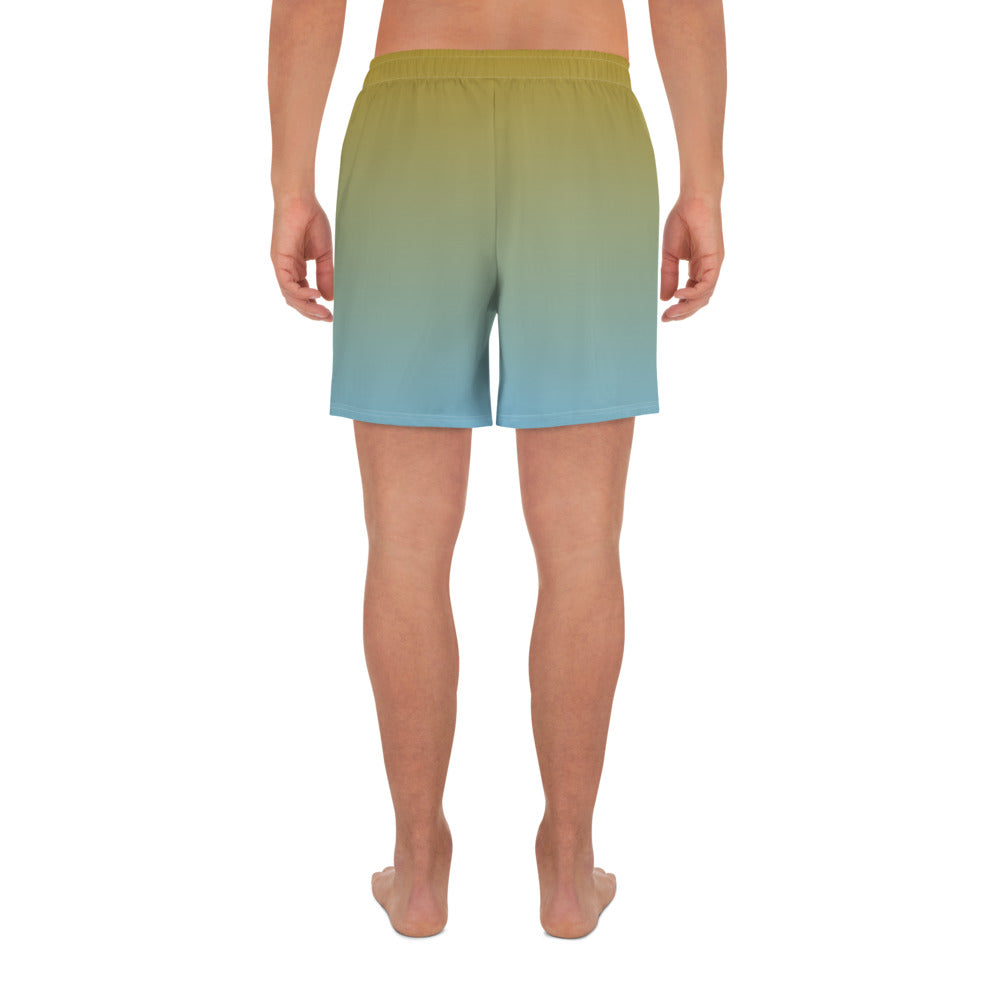 Golden Azure Men's Recycled Shorts - FLAKOUT