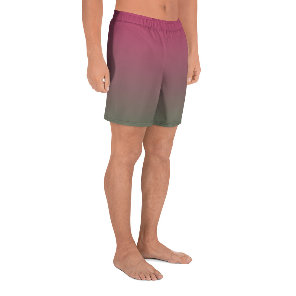 Olive Lilac Men's Recycled Shorts - FLAKOUT