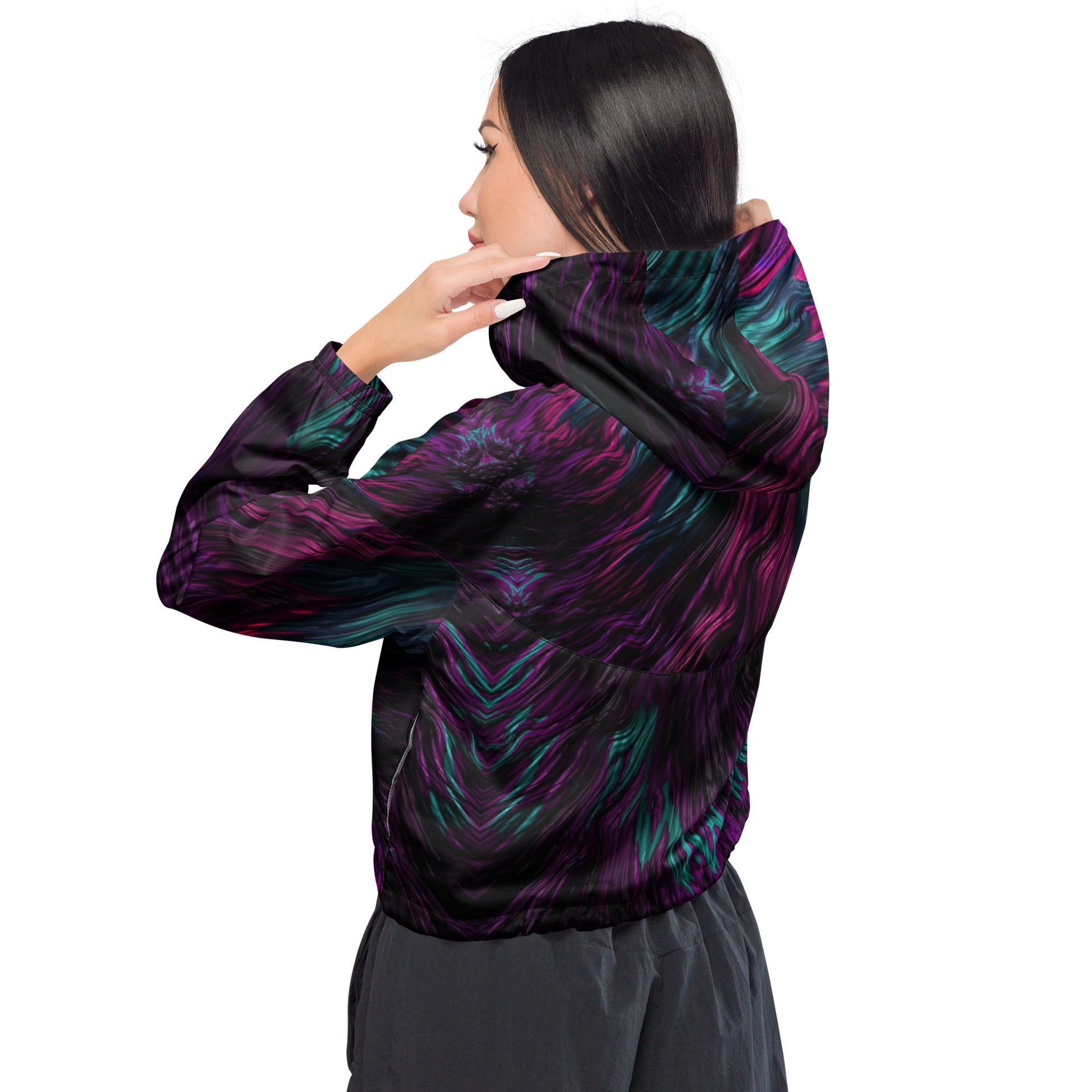 Harmony Fusion Women’s Cropped Windbreaker - FLAKOUT