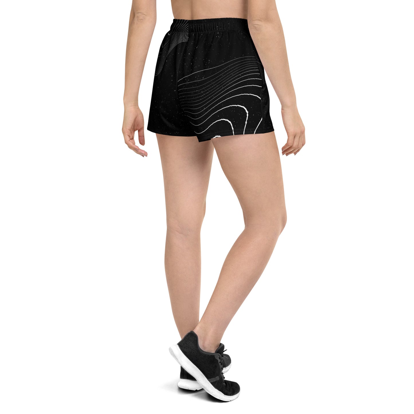 Noir Stripes Athletic Shorts - FLAKOUT