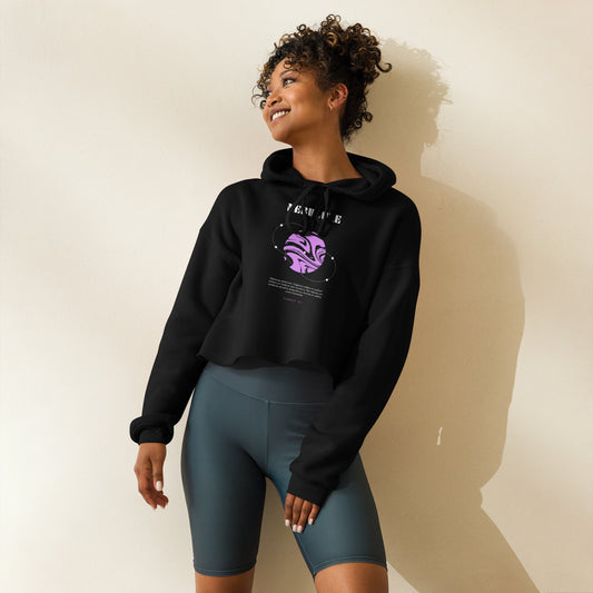 Nebuluxe Brilliance Women's Crop Hoodie - FLAKOUT