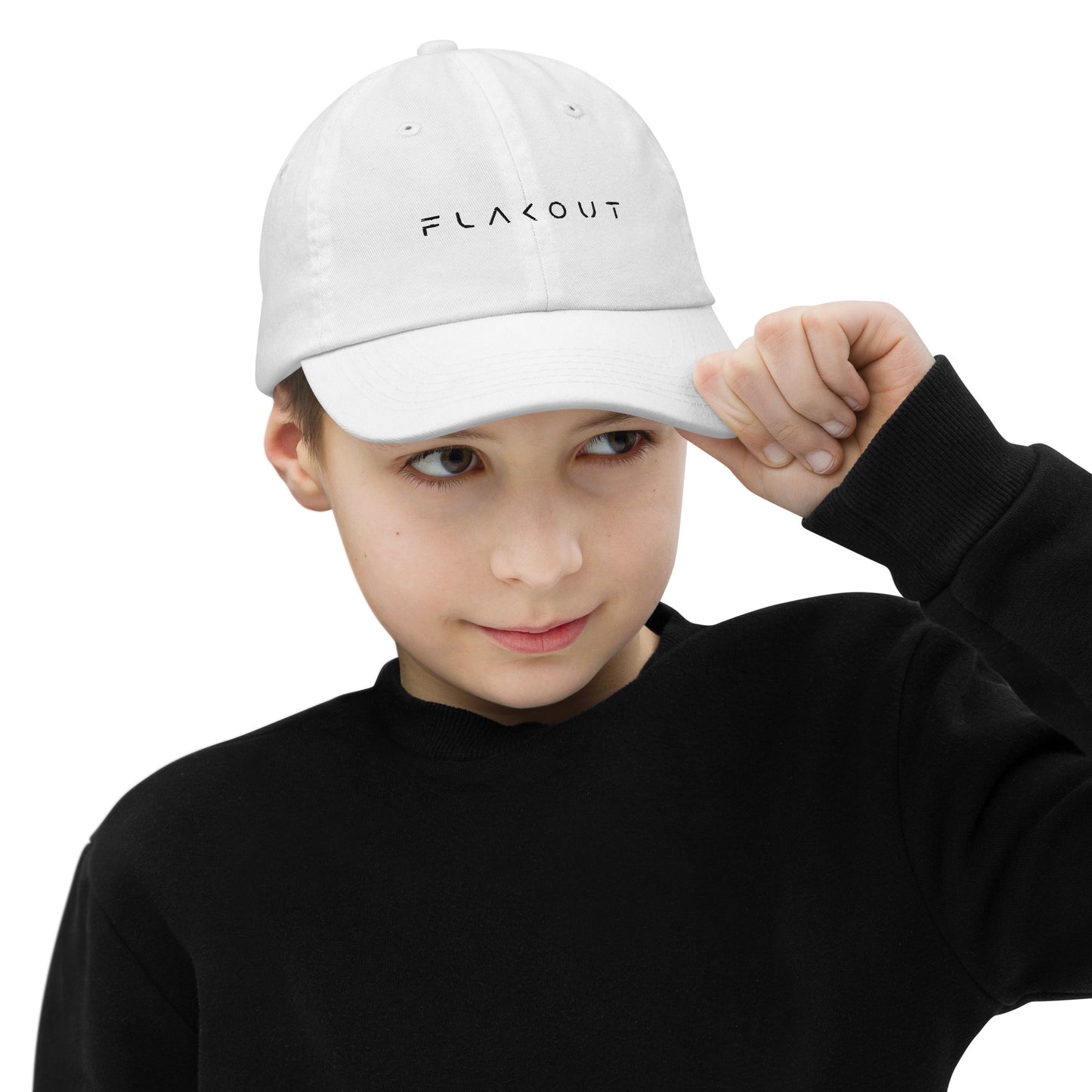 FLAKOUT Logo Embroidered Kid's Baseball Cap