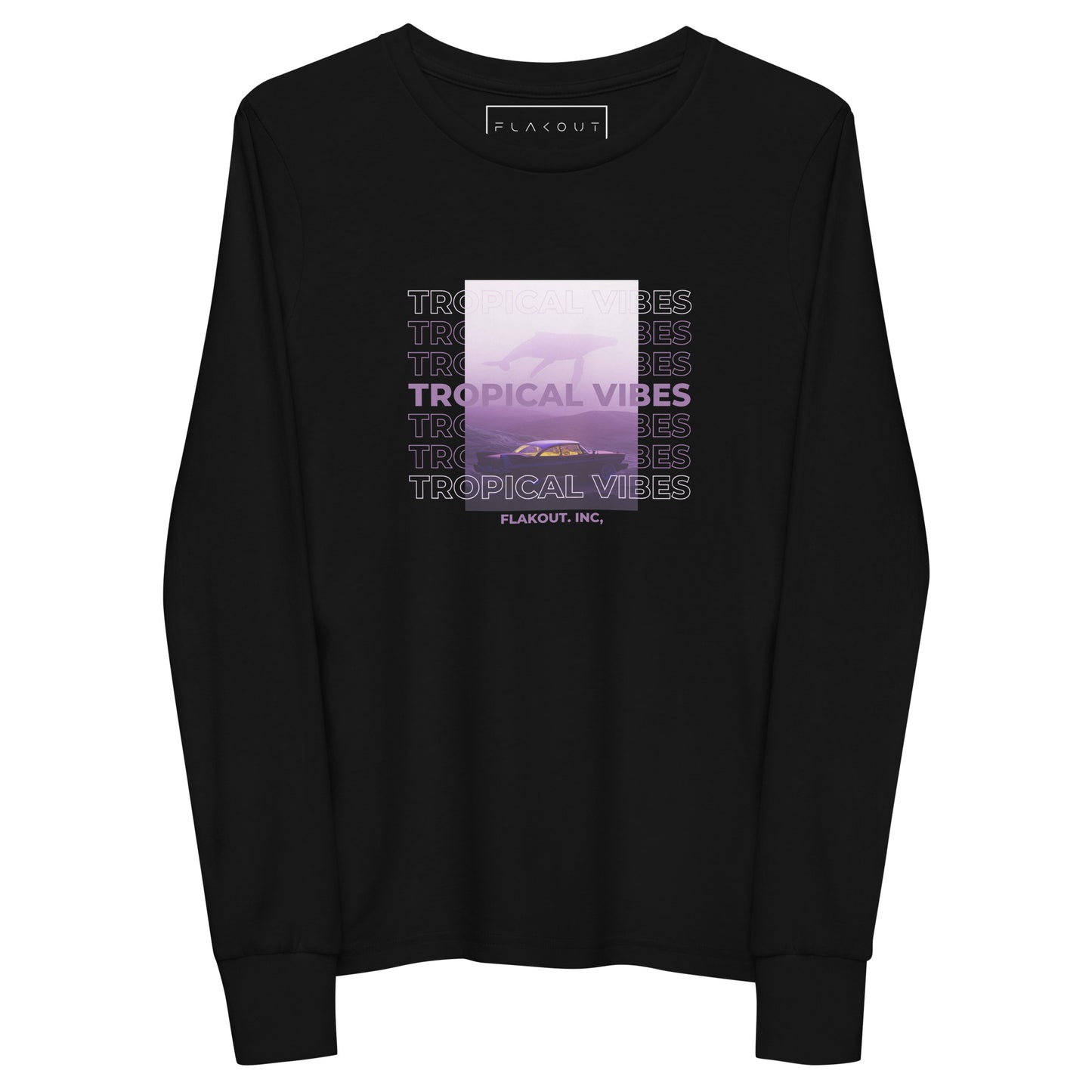 Tropical Vibes Odyssey Youth Long Sleeve Tee - FLAKOUT