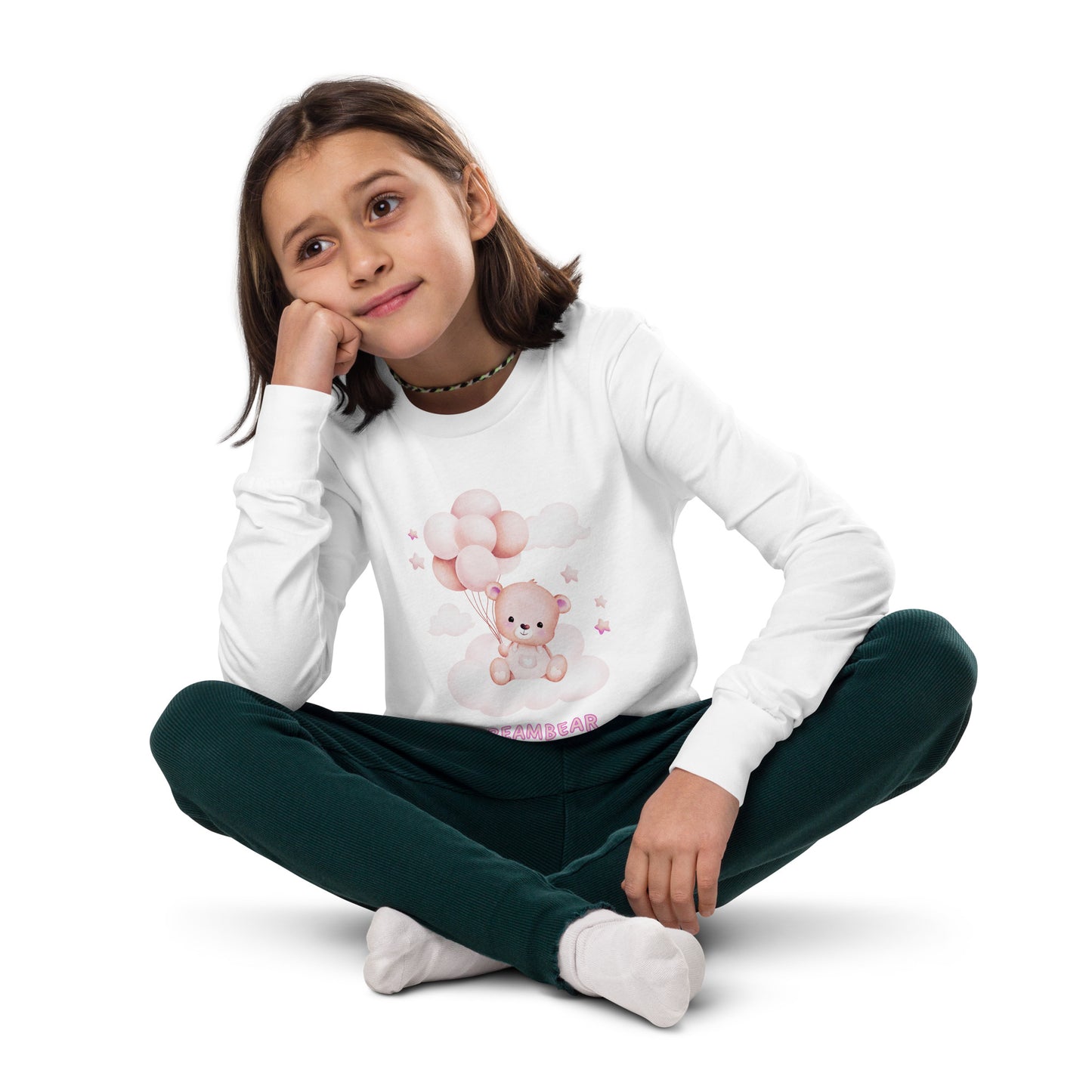 Dreambear Girl's Long Sleeve Tee - FLAKOUT