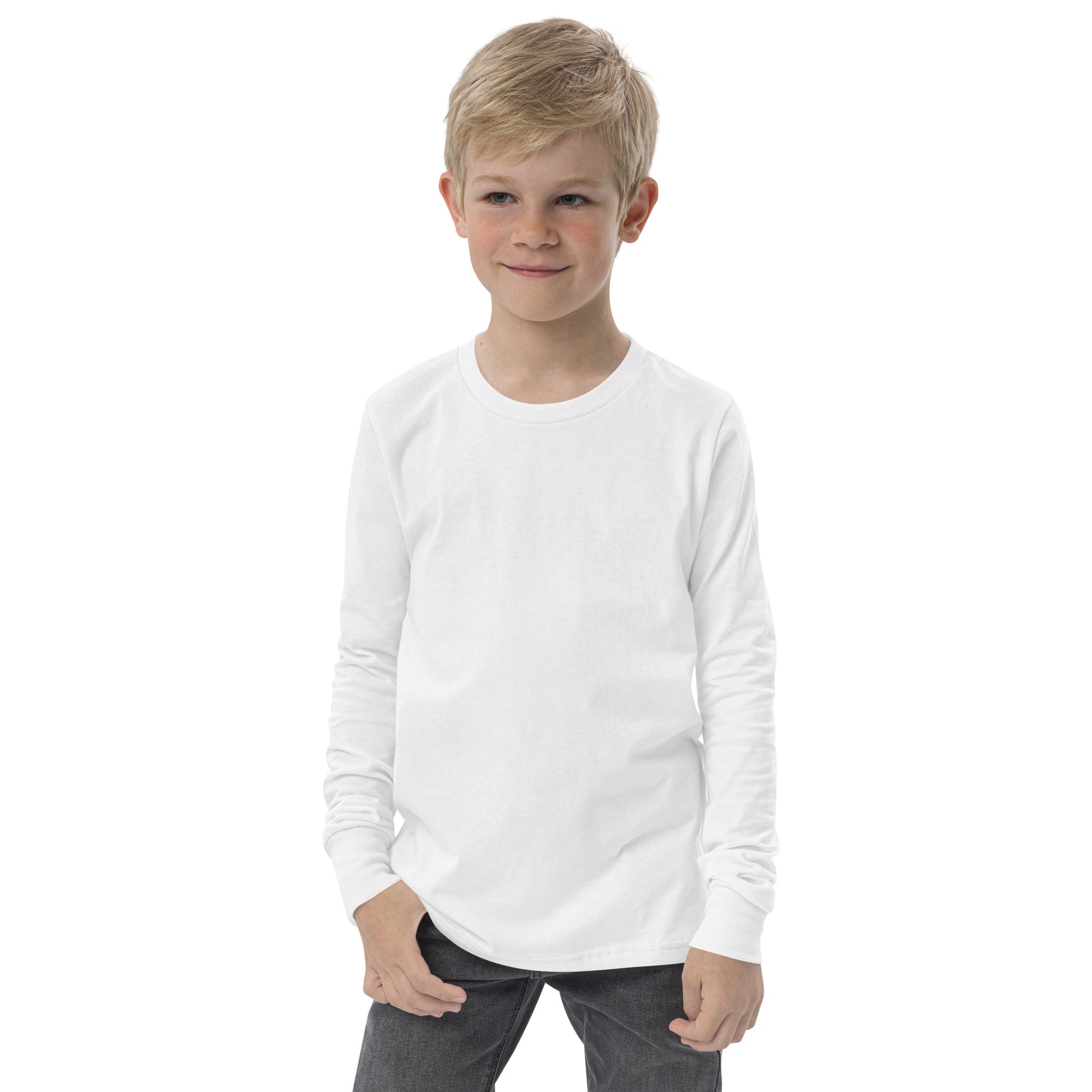 Halo Up, Smile On Unisex Kid's Long Sleeve Tee - FLAKOUT