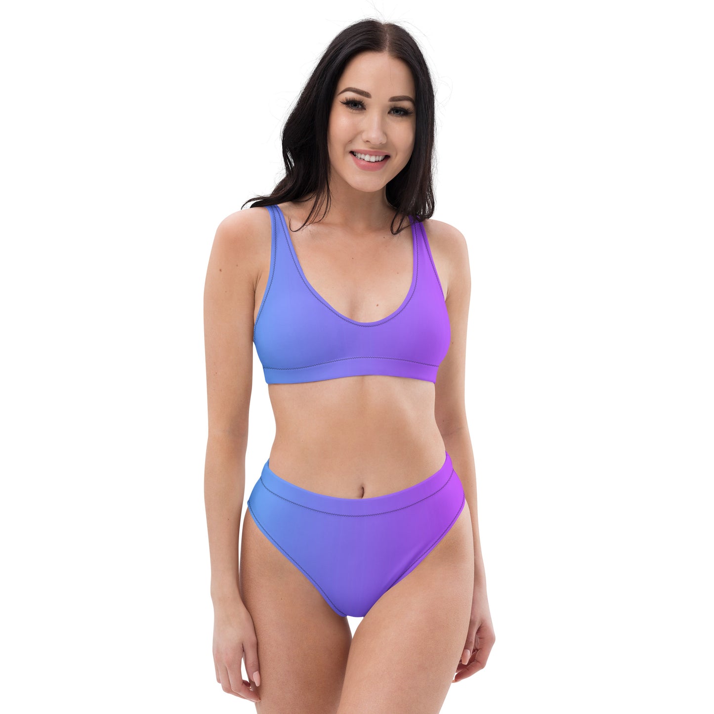 Amethyst Oasis Women's High-waisted Bikini - FLAKOUT